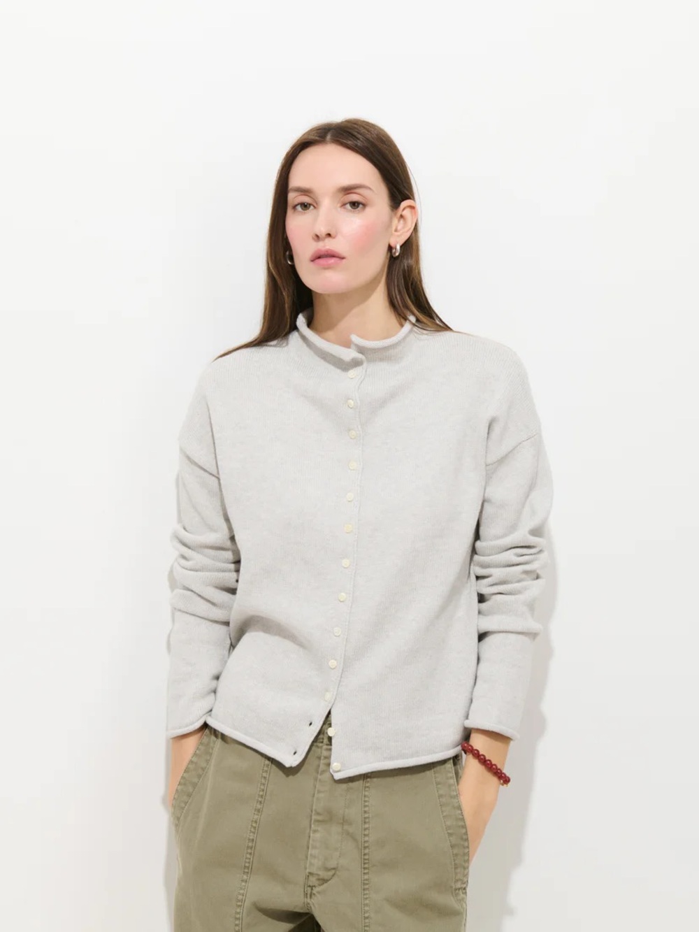 Alex Mill Taylor Cardigan in Cotton Cashmere